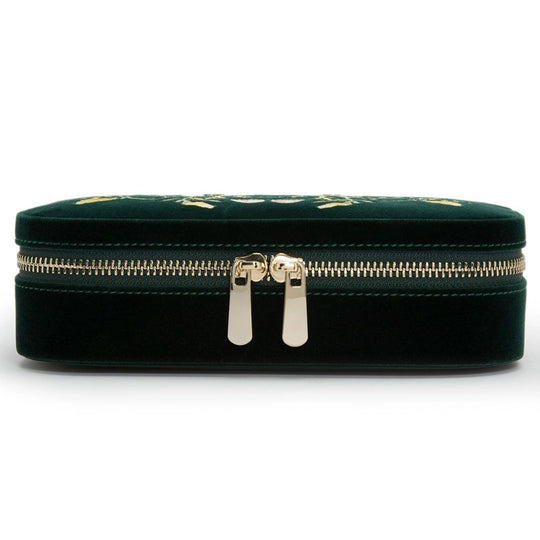 WOLF Zoe Travel Zip Case Forest Green - 393312 - urmakerlarsen.no