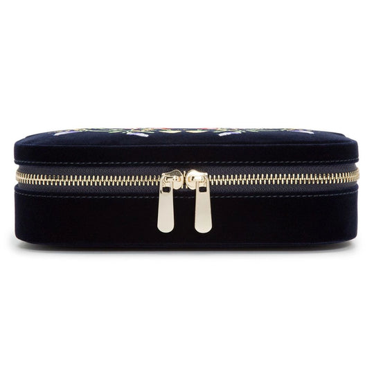 WOLF Zoe Travel Zip Case Indigo - 393316 - urmakerlarsen.no