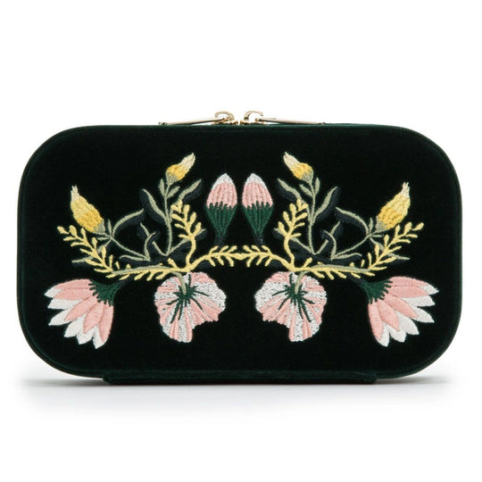 WOLF Zoe Travel Zip Case Forest Green - 393312 - urmakerlarsen.no